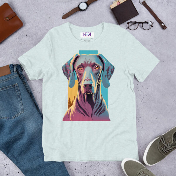 Weimaraners dog Unisex t-shirt - Image 9