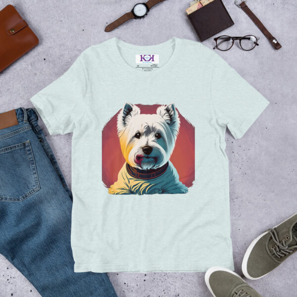 West Highland White Terriers dog Unisex t-shirt - Image 8