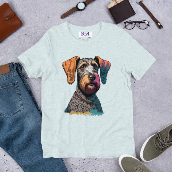 German Wirehaired Pointers dog Unisex t-shirt - Image 9