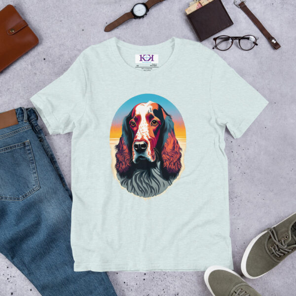 English Setters dog Unisex t-shirt - Image 9