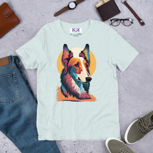 Borzois dog Unisex t-shirt - Image 9