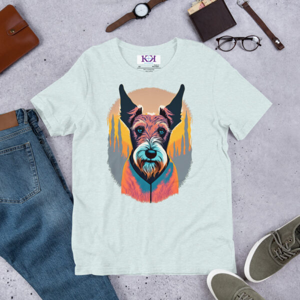 Wire Fox Terriers dog Unisex t-shirt - Image 8