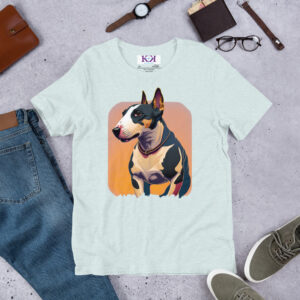 Miniature Bull Terriers dog Unisex t-shirt