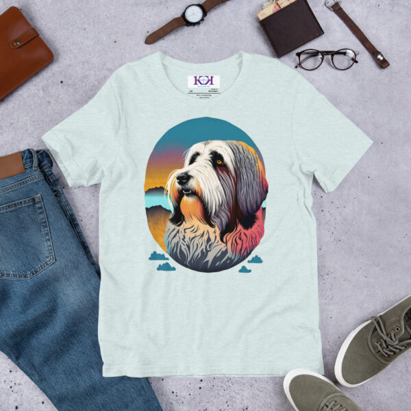 Bearded Collies dog Unisex t-shirt - Image 9