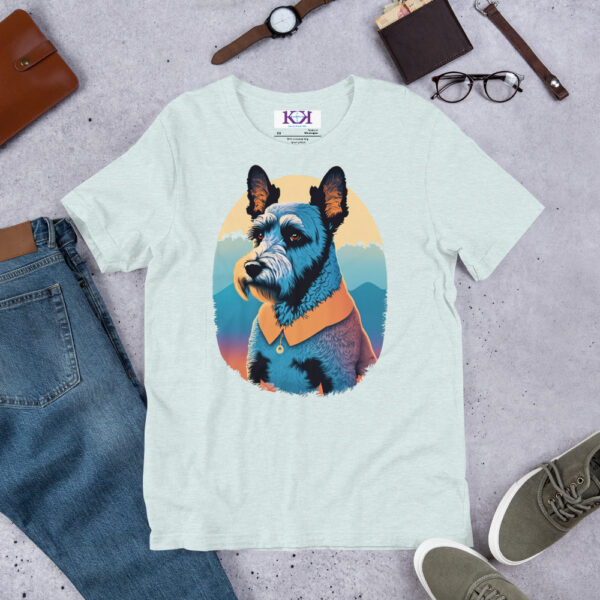 Kerry Blue Terriers dog Unisex t-shirt - Image 8