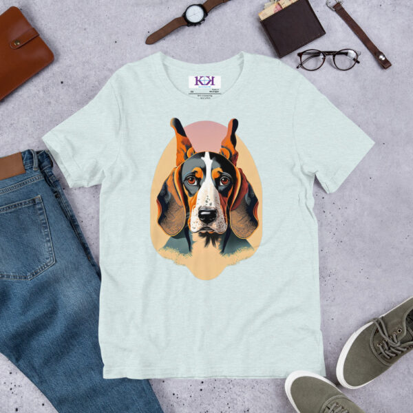 Black and Tan Coonhounds dog Unisex t-shirt - Image 9