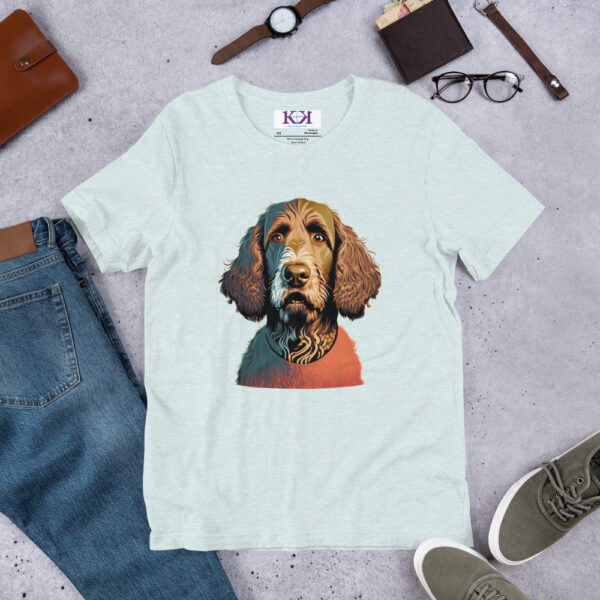 Irish Water Spaniels dog Unisex t-shirt - Image 9