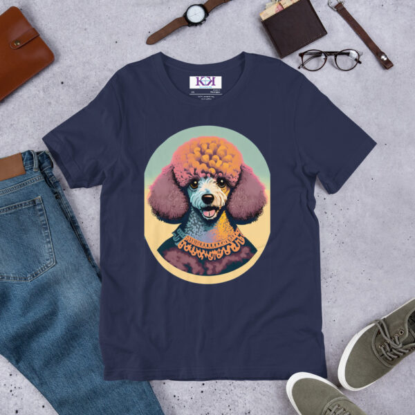 Poodles dog Unisex t-shirt - Image 5