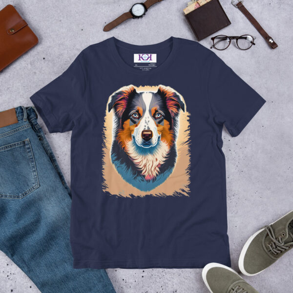 Australian Shepherds dog Unisex t-shirt - Image 4