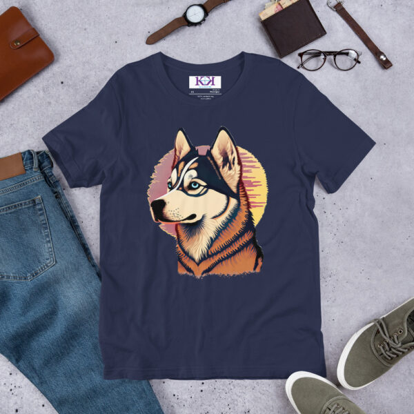 Siberian Huskies dog Unisex t-shirt - Image 4