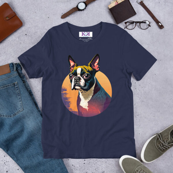 Boston Terriers dog Unisex t-shirt - Image 5