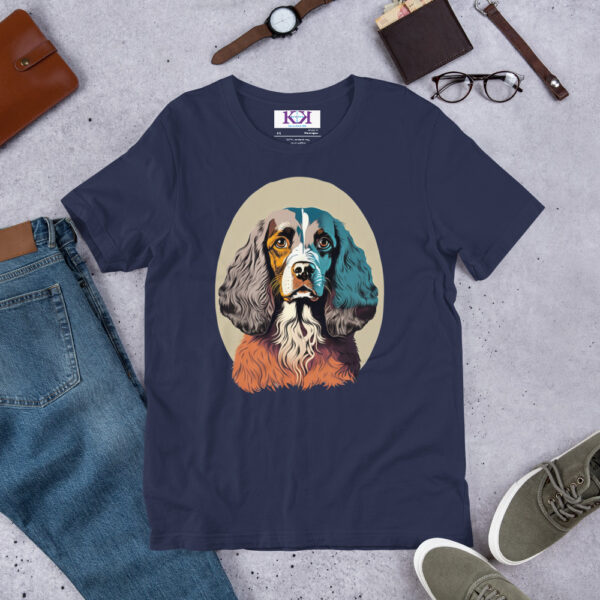 English Springer Spaniels dog Unisex t-shirt - Image 5