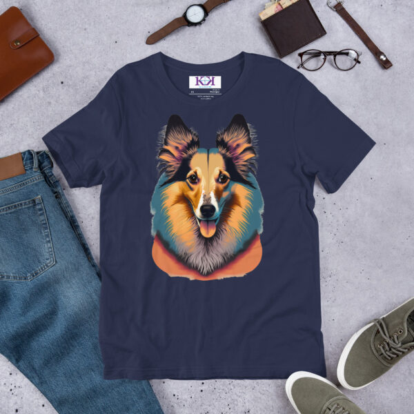 Shetland Sheepdogs dog Unisex t-shirt - Image 5