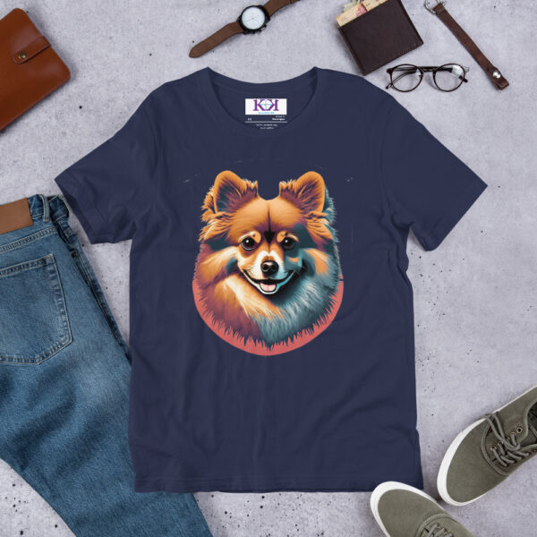 Pomeranians dog Unisex t-shirt - Image 5