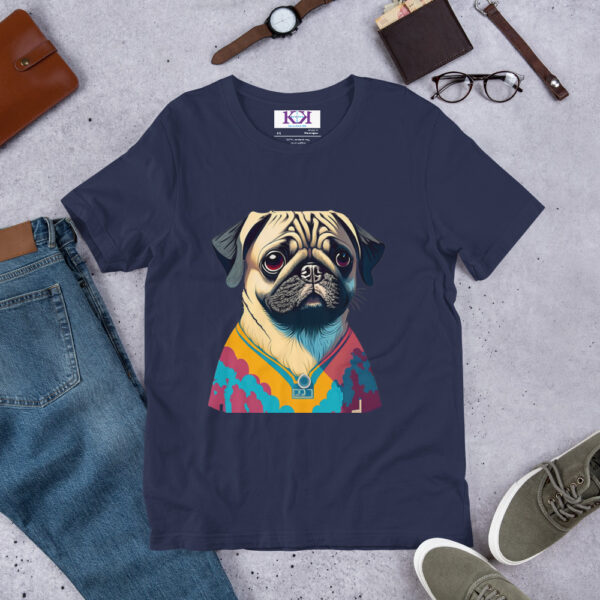Pugs dog Unisex t-shirt - Image 5