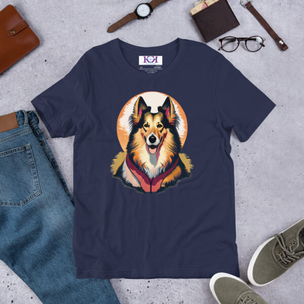 Collies dog Unisex t-shirt - Image 5