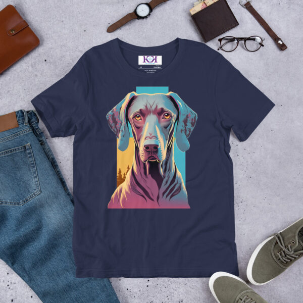 Weimaraners dog Unisex t-shirt - Image 5