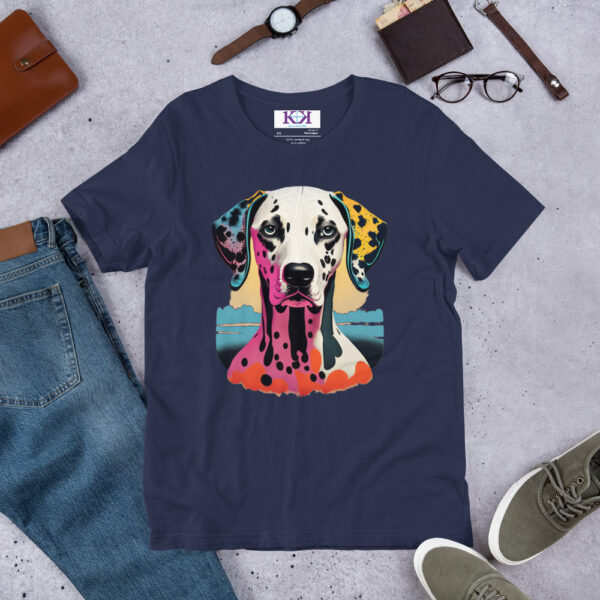Dalmatians dog Unisex t-shirt - Image 5