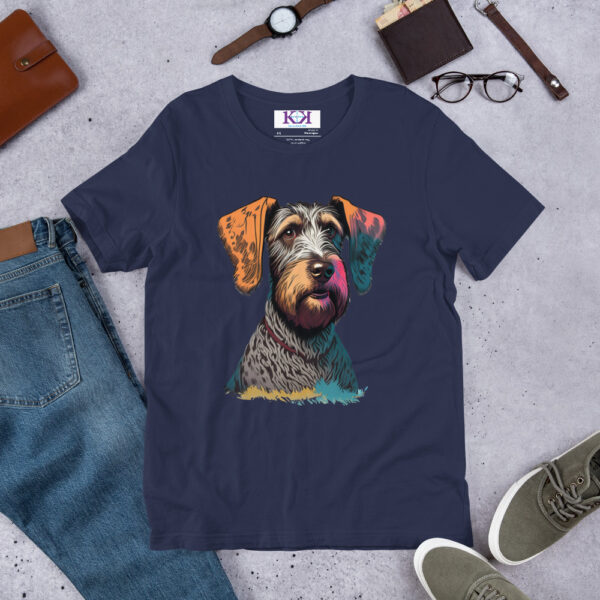 German Wirehaired Pointers dog Unisex t-shirt - Image 5