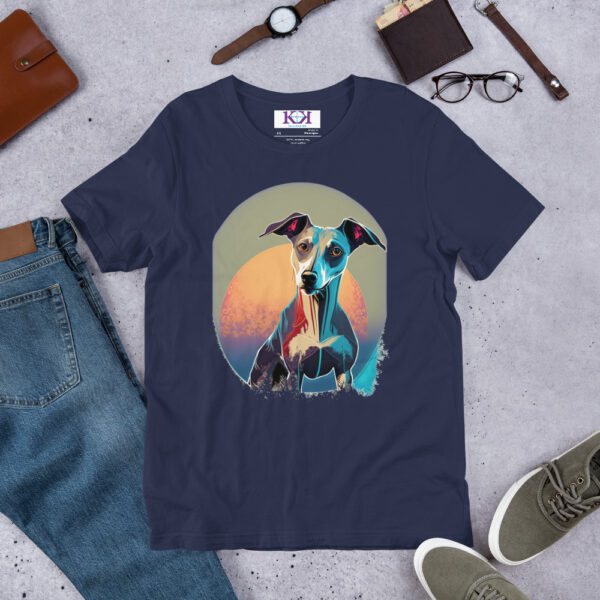 Whippets dog Unisex t-shirt - Image 5