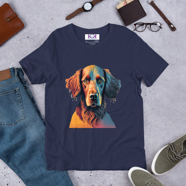 Irish Setters dog Unisex t-shirt - Image 5