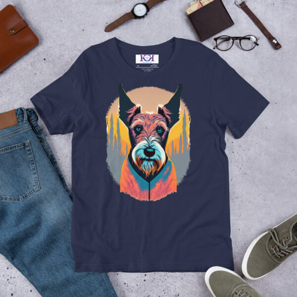 Wire Fox Terriers dog Unisex t-shirt - Image 5