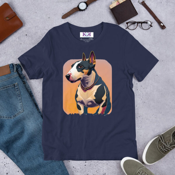 Miniature Bull Terriers dog Unisex t-shirt - Image 5