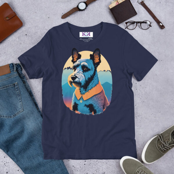Kerry Blue Terriers dog Unisex t-shirt - Image 5