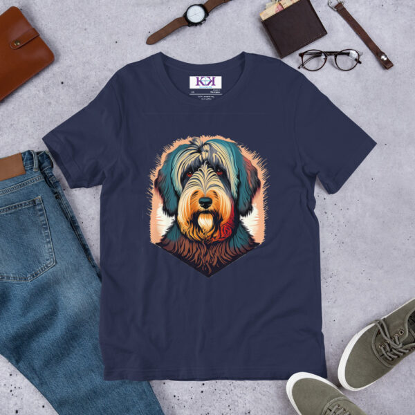 Briards dog Unisex t-shirt - Image 5