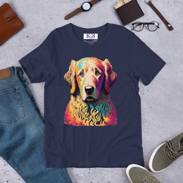 Curly-Coated Retrievers dog Unisex t-shirt - Image 5