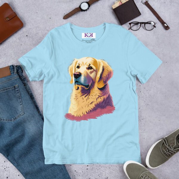 Golden Retrievers dog Unisex t-shirt - Image 7