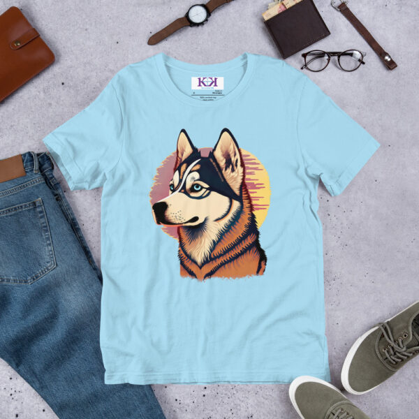 Siberian Huskies dog Unisex t-shirt - Image 6