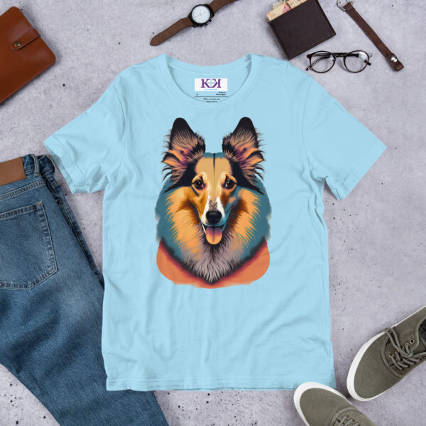 Shetland Sheepdogs dog Unisex t-shirt - Image 7