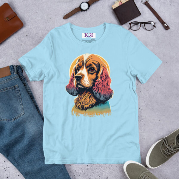 Cocker Spaniels dog Unisex t-shirt - Image 7