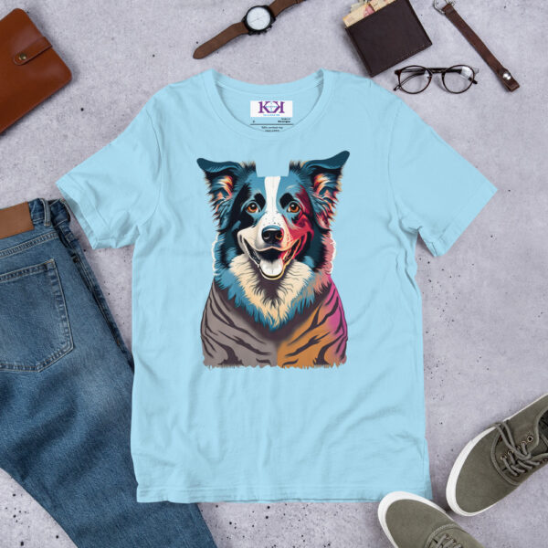 Border Collies dog Unisex t-shirt - Image 7