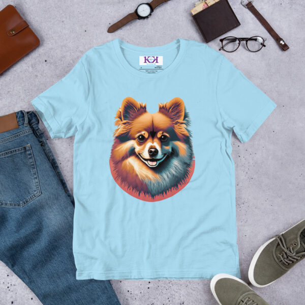 Pomeranians dog Unisex t-shirt - Image 7