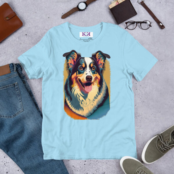 Miniature American Shepherds dog Unisex t-shirt - Image 7