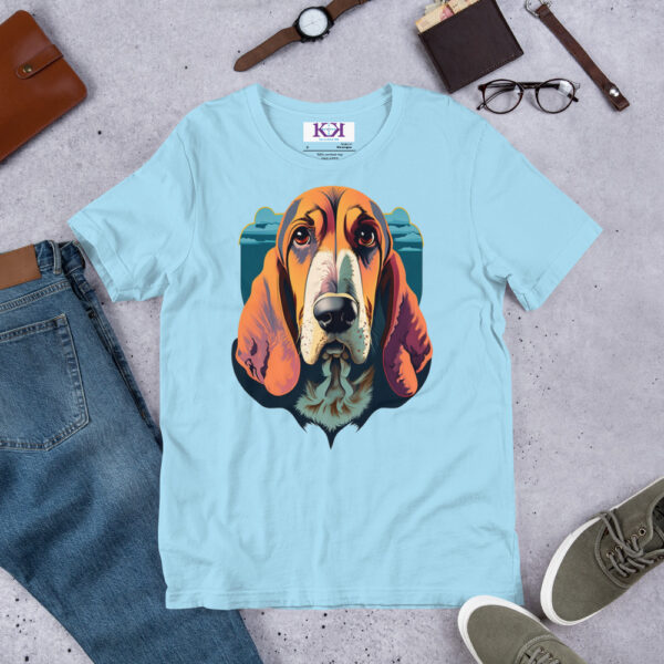 Basset Hounds dog Unisex t-shirt - Image 7