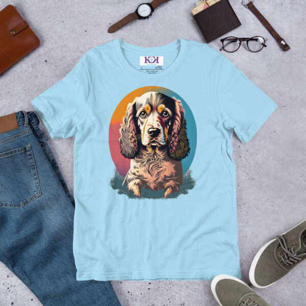 English Cocker Spaniels dog Unisex t-shirt - Image 7
