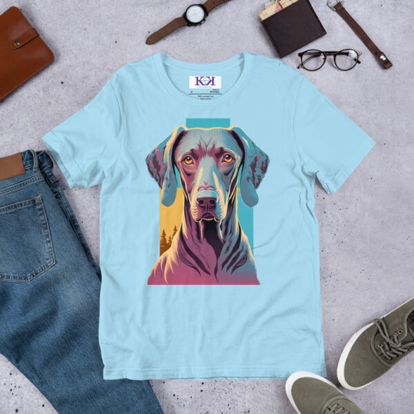 Weimaraners dog Unisex t-shirt - Image 7