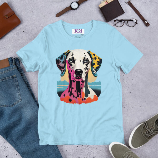 Dalmatians dog Unisex t-shirt - Image 7