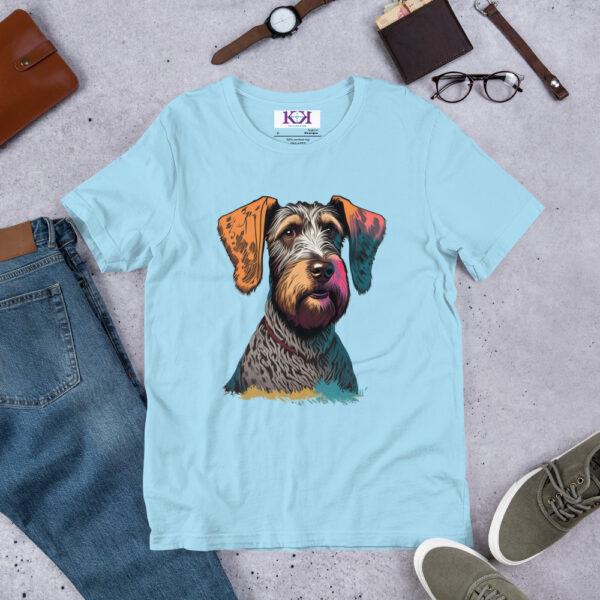 German Wirehaired Pointers dog Unisex t-shirt - Image 7