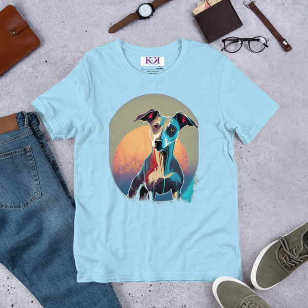 Whippets dog Unisex t-shirt - Image 7