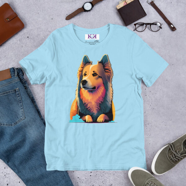 Keeshonden dog Unisex t-shirt - Image 7