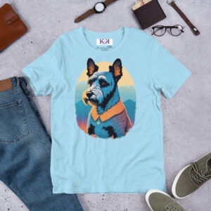 Kerry Blue Terriers dog Unisex t-shirt