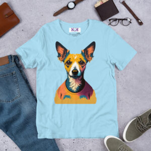 Cesky Terriers dog Unisex t-shirt