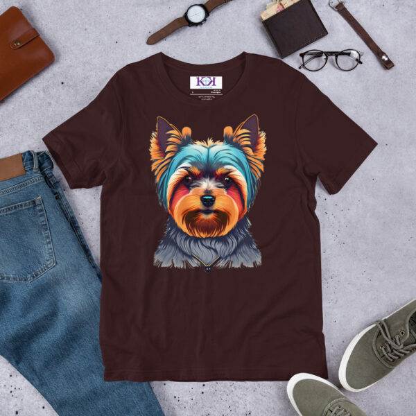 Yorkshire Terriers dog Unisex t-shirt - Image 4