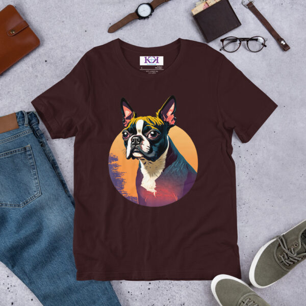 Boston Terriers dog Unisex t-shirt - Image 4