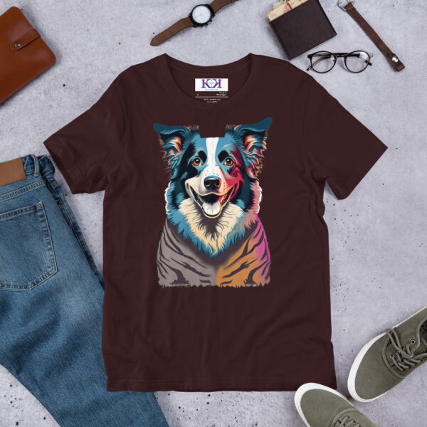 Border Collies dog Unisex t-shirt - Image 4