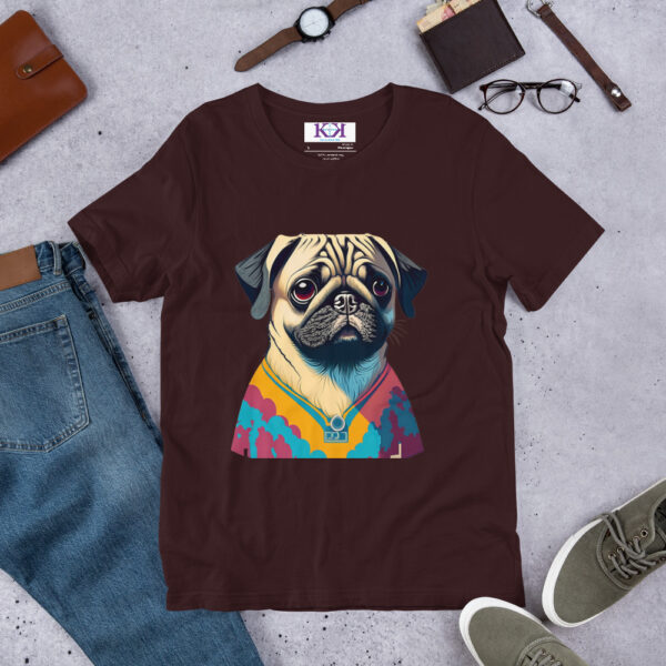 Pugs dog Unisex t-shirt - Image 4